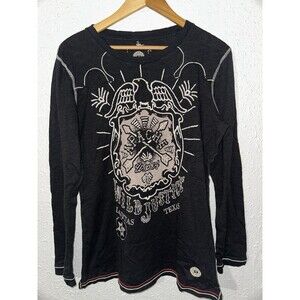 Double D Ranch Apache Wild Justice Lakota Texas Women’s Long Sleeve Shirt Sz Lrg